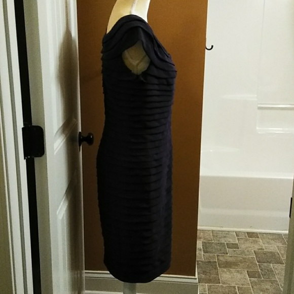 Size 12 Purple Cocktail Dress by Adrianna Papell - Picture 2 of 8